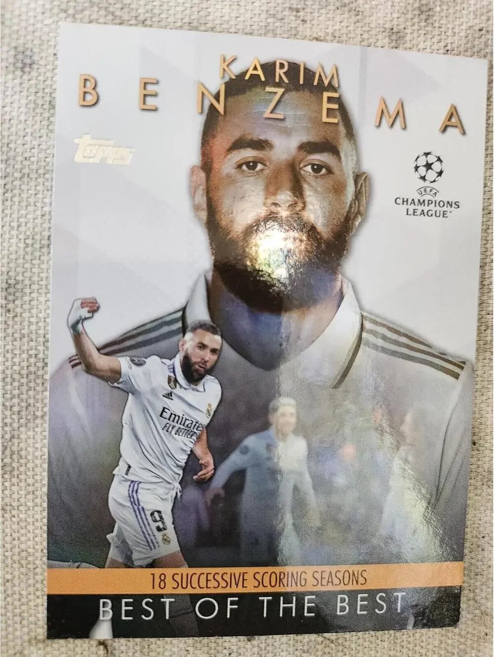 KARIM BENZEMA BM-4 2023-24 Topps UEFA Club Competitions BEST of BEST REAL MADRID